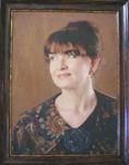 Photo on canvas in the authorīs frame, 40 x 30 cm